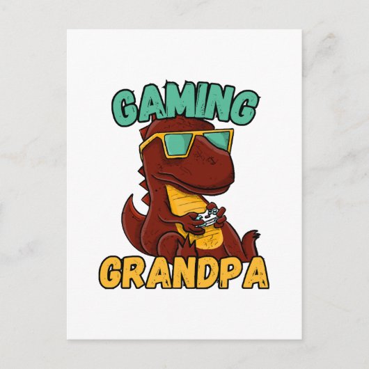 Carte Postale Papy des jeux vidéo (Devant)