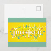 Carte Postale Pâque de printemps (Devant / Derrière)
