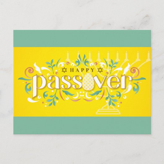 Carte Postale Pâque de printemps (Devant)