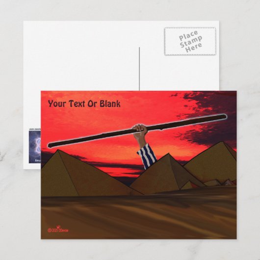 Carte Postale Pâque - Délivrance (Devant / Derrière)