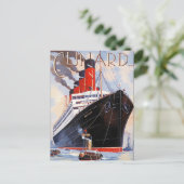 CARTE POSTALE PAQUEBOT CUNARD AQUITAINE (Debout devant)