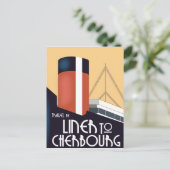 Carte Postale Paquebot pour Cherbourg (Debout devant)