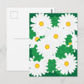 Carte Postale Pâquerettes (Devant / Derrière)