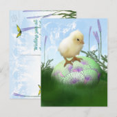 Carte postale Pâques (Devant / Derrière)