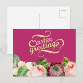 Carte Postale Pâques (Devant / Derrière)