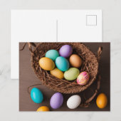 Carte Postale Pâques (Devant / Derrière)