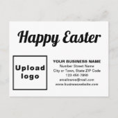 Carte postale Pâques blanc (Devant)