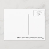 Carte postale Pâques de la bibliothèque LMU (Dos)