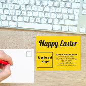 Carte postale Pâques Jaune