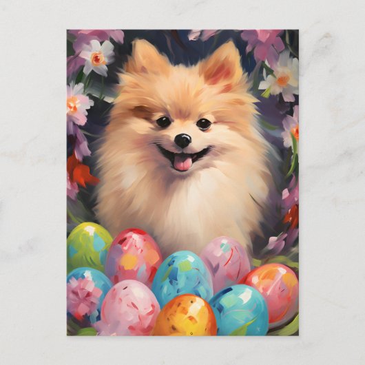 Carte Postale Pâques joyeuses de Poméranie (Devant)