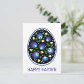 Carte Postale Pâques joyeux du folklore (Debout devant)