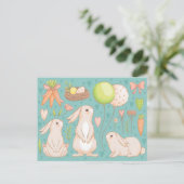 Carte Postale Pâques mignonnes (Debout devant)