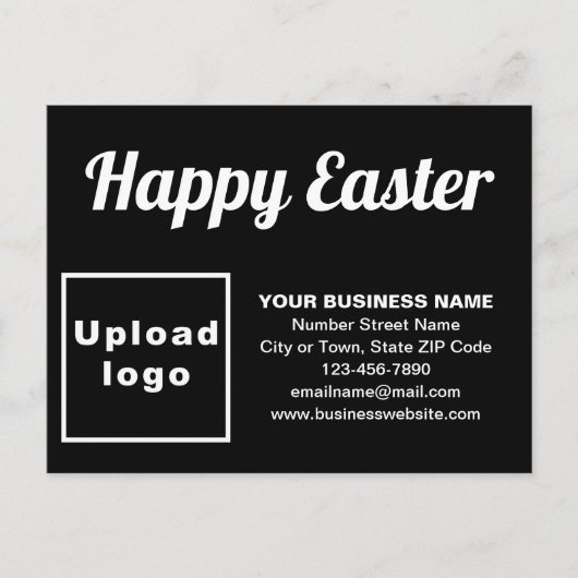 Carte postale Pâques Noir (Devant)