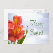 Carte postale Pâques Orange Lily (Devant / Derrière)