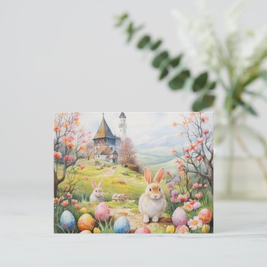 Carte Postale Pâques rétro (Debout devant)