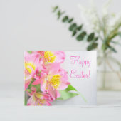 Carte postale Pâques Rose Lily (Debout devant)