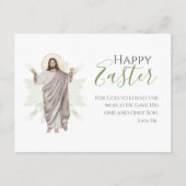 Carte Postale Pâques Service Église - Forfaits pour visiteurs (Devant)