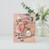 Carte Postale Pâques victoriennes vintages (Debout devant)