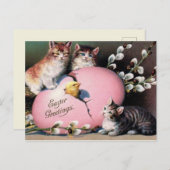 Carte Postale Pâques vintage (Devant / Derrière)