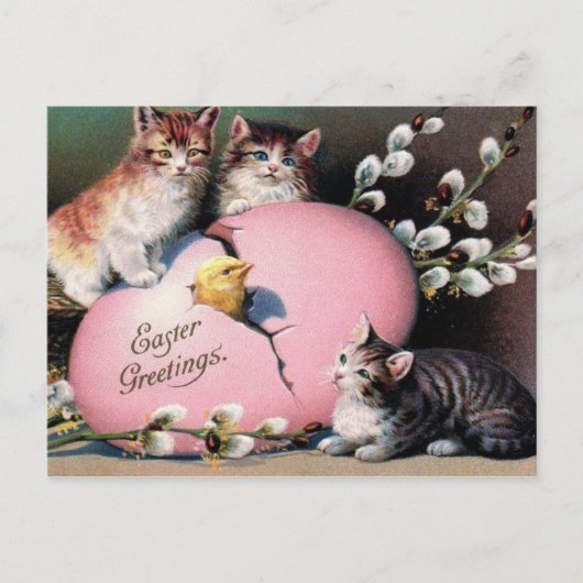 Carte Postale Pâques vintage (Devant)