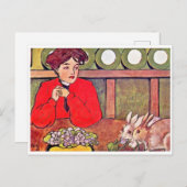 Carte Postale Pâques vintage (Devant / Derrière)