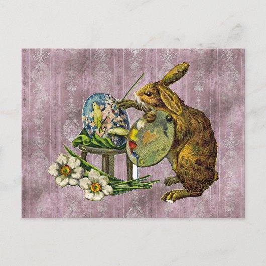 Carte Postale Pâques vintage (Devant)