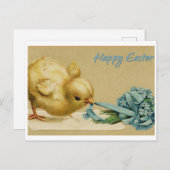 Carte Postale Pâques vintage (Devant / Derrière)