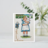 Carte Postale Pâques vintage (Debout devant)