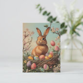 Carte Postale Pâques vintage (Debout devant)