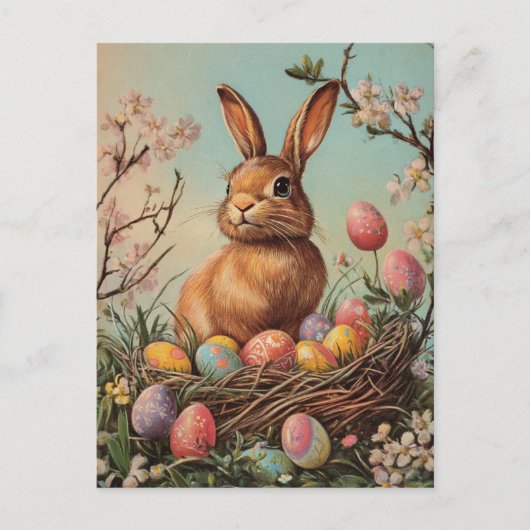 Carte Postale Pâques vintage (Devant)