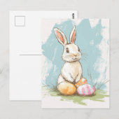 Carte Postale Pâques vintage (Devant / Derrière)