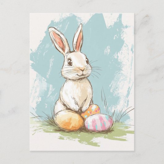 Carte Postale Pâques vintage (Devant)