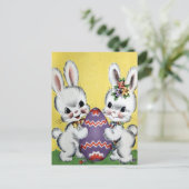 Carte Postale Pâques vintage (Debout devant)