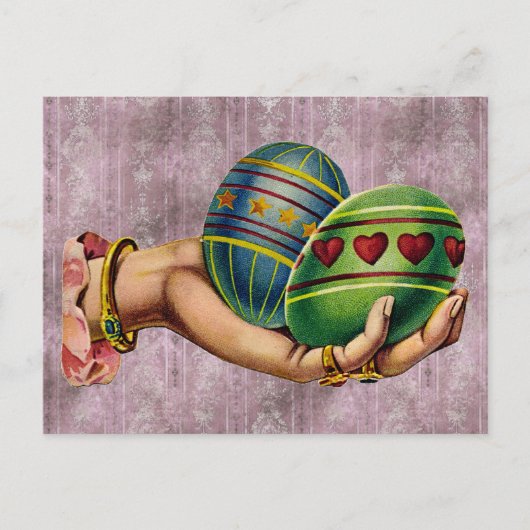 Carte Postale Pâques vintage (Devant)