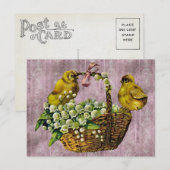 Carte Postale Pâques vintage (Devant / Derrière)