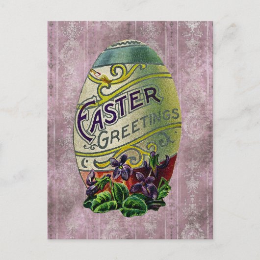 Carte Postale Pâques vintage (Devant)