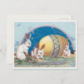 Carte Postale Pâques vintage (Devant / Derrière)