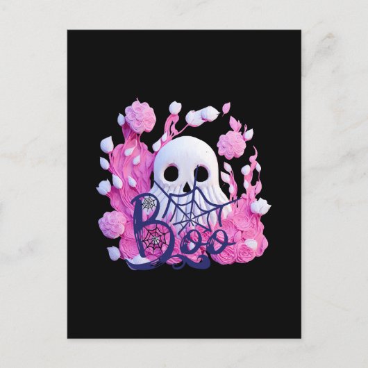 Carte Postale paquet de fantômes mignons Halloween boo (Devant)
