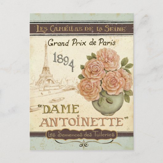 Carte Postale Paquet de semences (Devant)