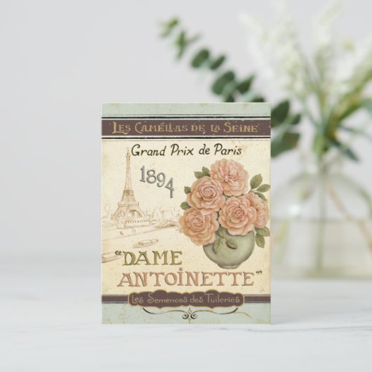 Carte Postale Paquet de semences (Debout devant)