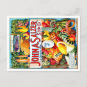 Carte Postale Paquet de semences vintage. (Devant)