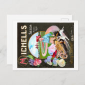 Carte Postale Paquet de semences vintage. (Devant / Derrière)