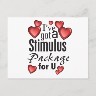 Carte Postale Paquet de stimulus pour U