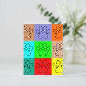 Carte Postale Paquets De Chiots Mignons En Carré (Debout devant)