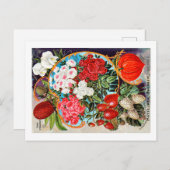 Carte Postale Paquets de semences. (Devant / Derrière)