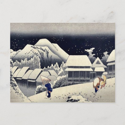 Carte Postale par Ando, Hiroshige Ukiyo-e. (Devant)