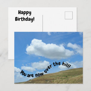 Carte postale - Par-dessus la colline