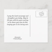 Carte Postale Par Dieu nous ferons Psaume Valable 108:13 (Dos)