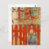 Carte Postale Par la clôture (Devant / Derrière)