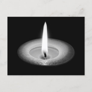 Carte Postale Par la lumière des bougies